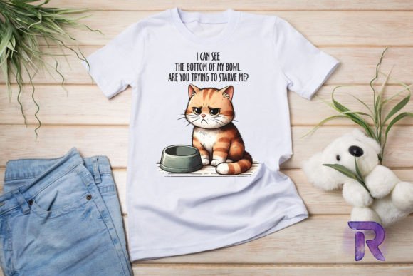 Bring Whimsical Charm to Projects with Bowl Drama Hungry Cat