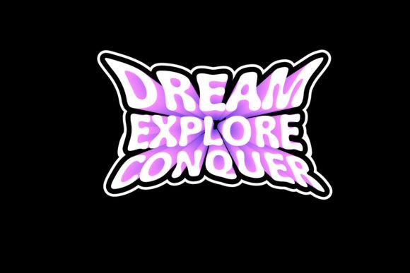 Dream and Explore Graphic Tee Design: Aesthetic Quotes for Streetwear