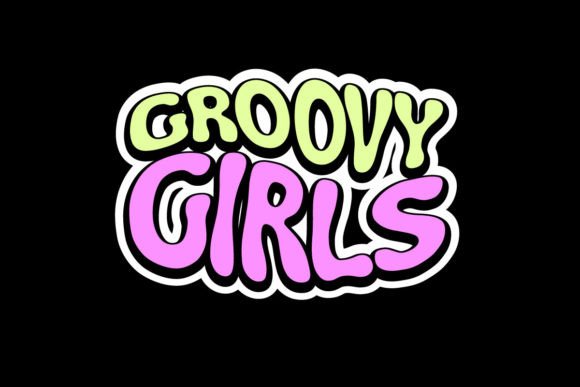 Groovy Girls Graphic Tee Design: Bold Aesthetic for Modern Streetwear