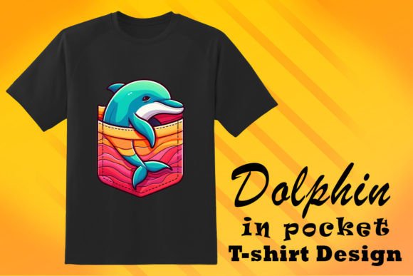 Pocket Dog Lover Graphic T-Shirt: A Design Asset for Modern Brands