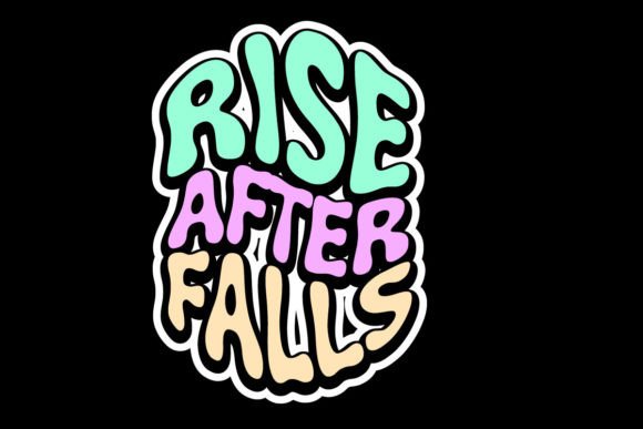 Rise After Fall: A Graphic Tee Design for Resilience