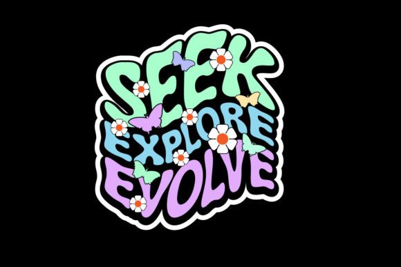 Seek and Explore Graphic Tee Design: Aesthetic Quotes for Custom Merch
