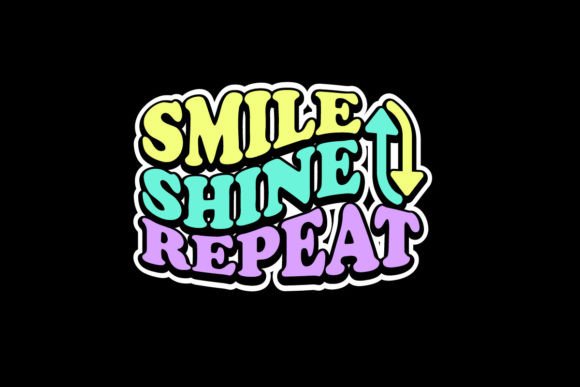 Smile and Shine Graphic Tee Design: Your Next Creative Asset