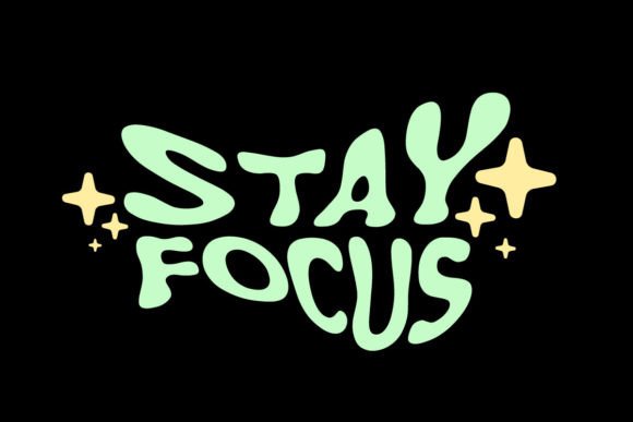 Stay Focus Graphic Tee: Aesthetic Quotes for Streetwear Brands