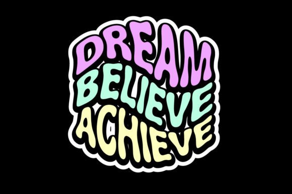 Unlock Creative Freedom with Dream Believe Archive Graphic Tee Design